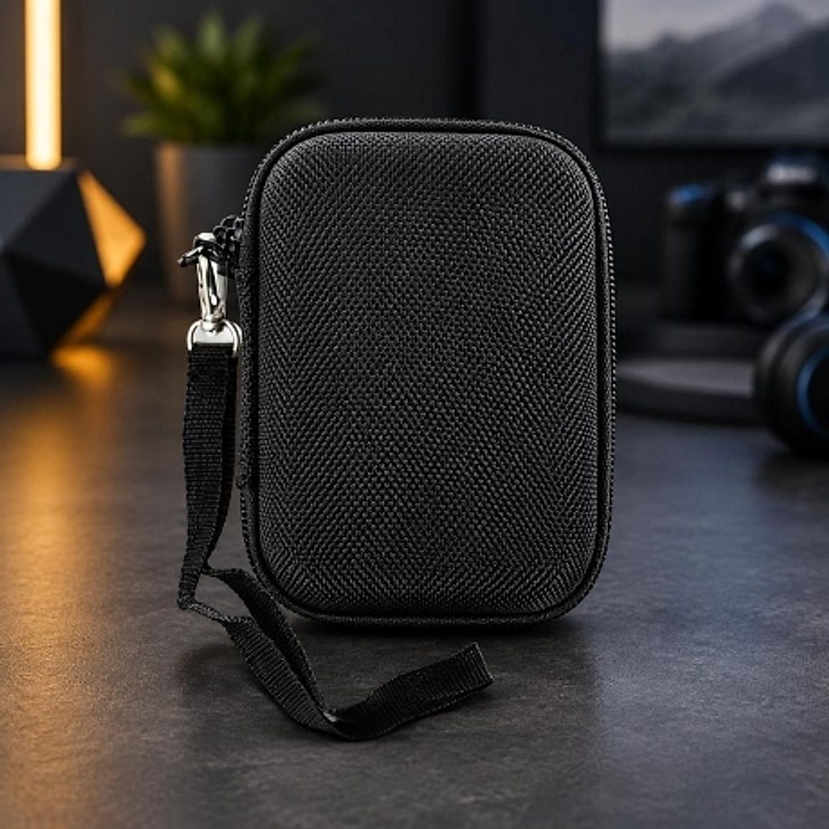 Petite pochette de rangement avec cordon