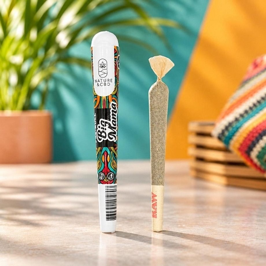 Pre roll CBD Big Mama fleurs + résine 1g Nature & CBD Pre roll CBD Big Mama fleurs + résine 1g Nature & CBD