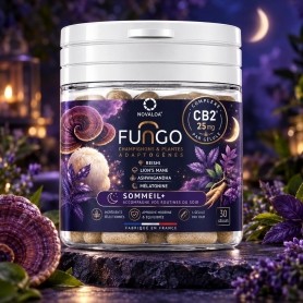 Gélules Sommeil+ Fungo CB2 Mélatonine - Novaloa