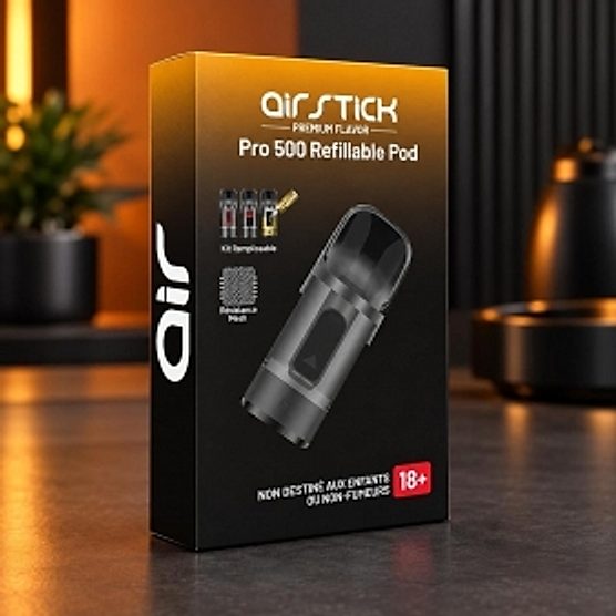 Cartouche Airstick Pro 500 1 ohm Steam Crave Cartouche Airstick Pro 500 1 ohm Steam Crave
