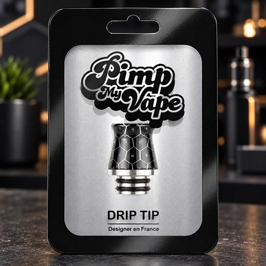 Drip tip 510 allongé résine Pimp My Vape Drip tip 510 allongé résine Pimp My Vape