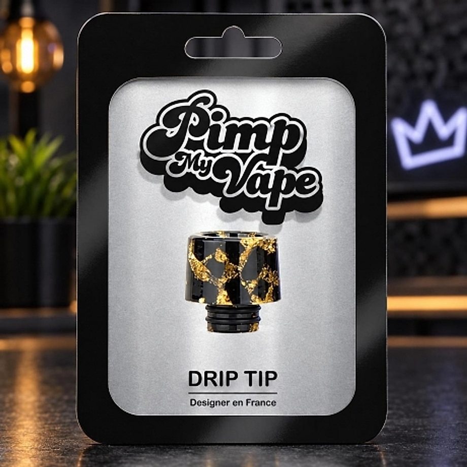 Drip tip 510 large résine Pimp My Vape Drip tip 510 large résine Pimp My Vape
