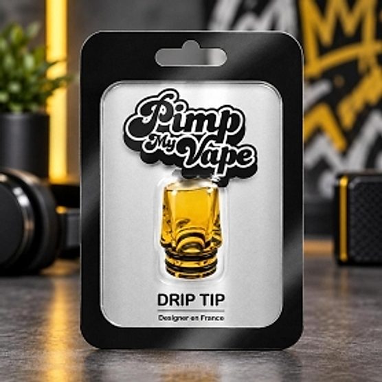 Drip tip 510 plat résine Pimp My Vape