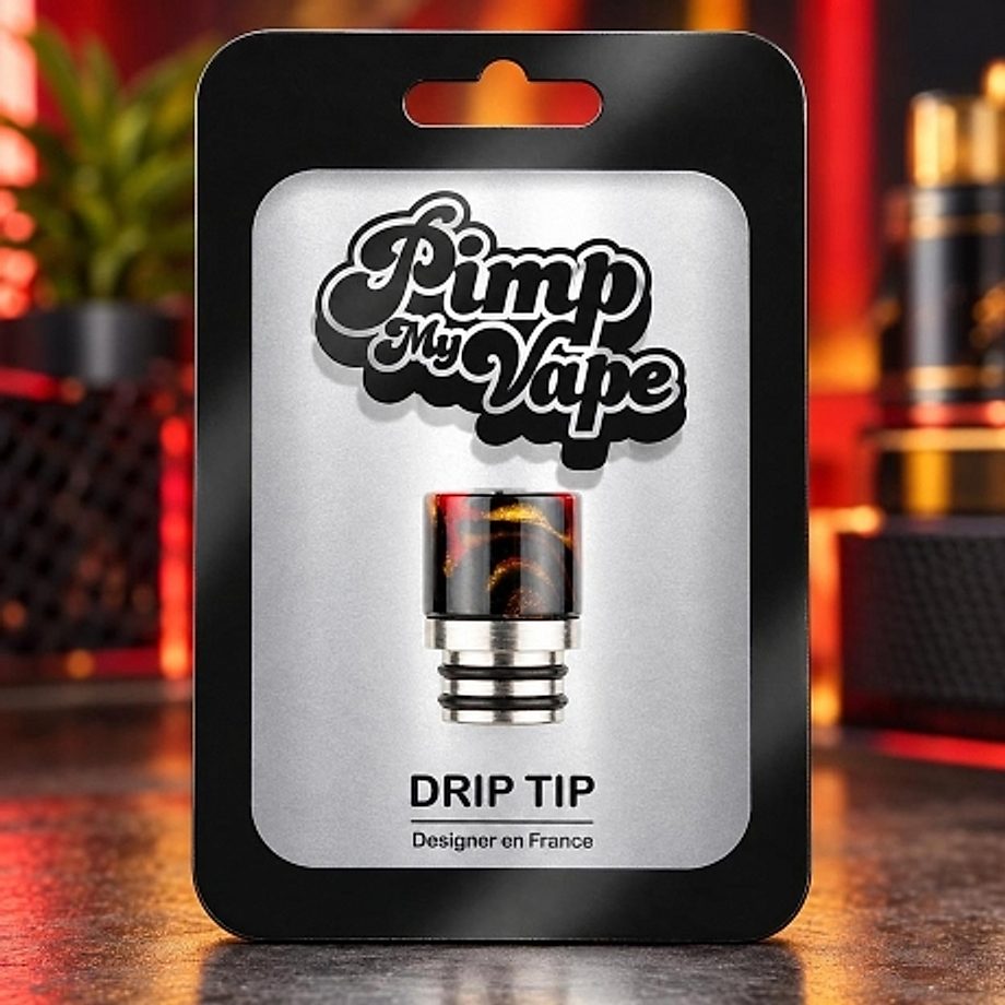 Drip tip 510 résine acier inoxydable Pimp My Vape Drip tip 510 résine acier inoxydable Pimp My Vape