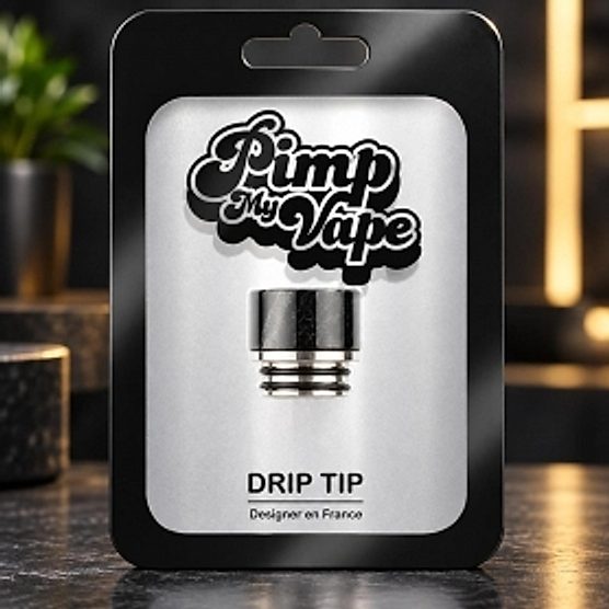 Drip tip 810 résine et acier inoxydable Pimp My Vape