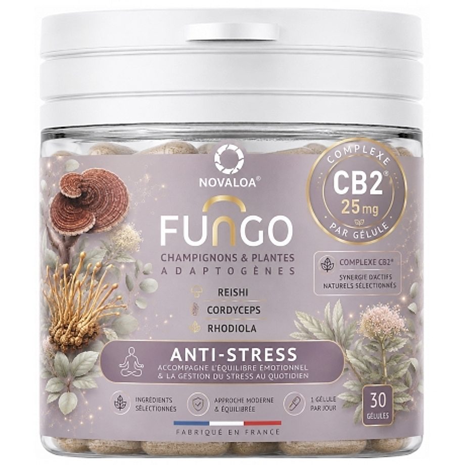 Gélules Anti-Stress Fungo CB2 Novaloa Gélules Anti-Stress Fungo CB2 Novaloa