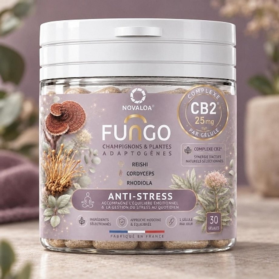 Gélules Anti-Stress Fungo CB2 Novaloa Gélules Anti-Stress Fungo CB2 Novaloa