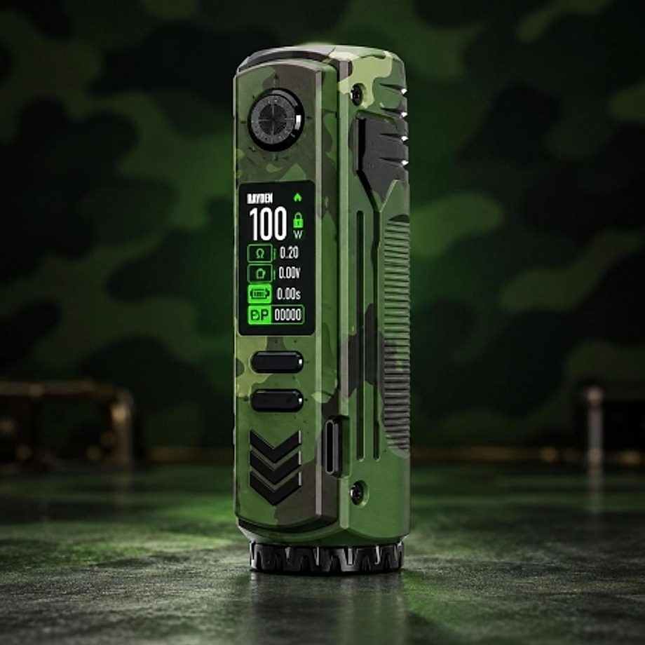 Rayden 100 V2 Military Camo 100W 21700/18650 BD Vape Rayden 100 V2 Military Camo 100W 21700/18650 BD Vape
