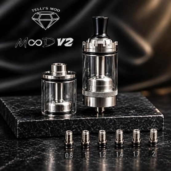 Mood V2 MTL RTA 4.4ml 22.5mm Telli's Mod