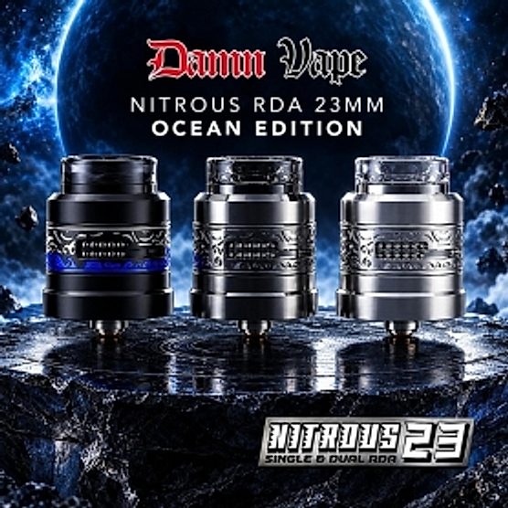 Nitrous RDA 23mm Ocean Edition Damn Vape Nitrous RDA 23mm Ocean Edition Damn Vape