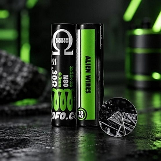 Boite de 10 coils Ni80 Alien Wires 0.3 ohm Wotofo
