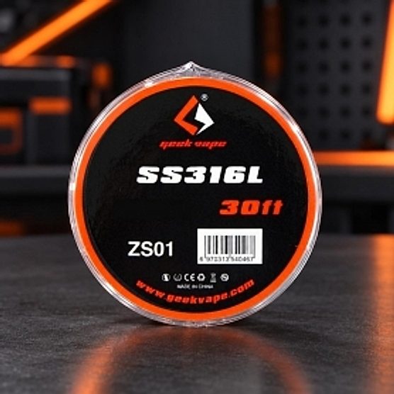 Fil résistif SS Juggernaut Wire SS316L 3m Geek Vape Fil résistif SS Juggernaut Wire SS316L 3m Geek Vape