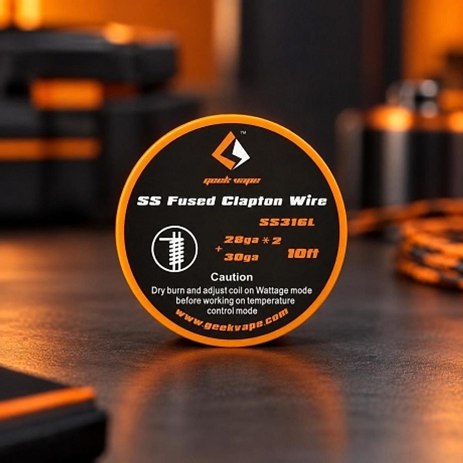 Fil résistif SS fused clapton 10m Geekvape Fil résistif SS fused clapton 10m Geekvape