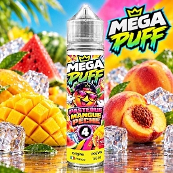 E-liquide Mega Puff 4 50ml Neovapo