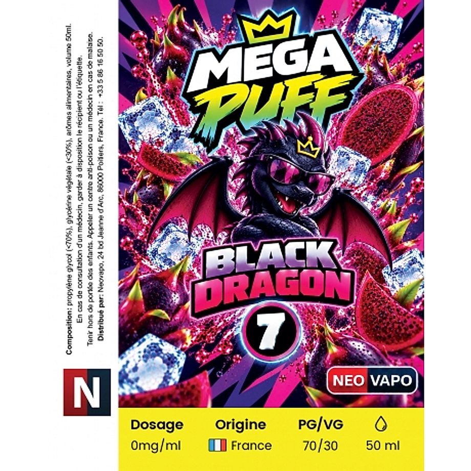 E-liquide Mega Puff 7 50ml E-liquide Mega Puff 7 50ml