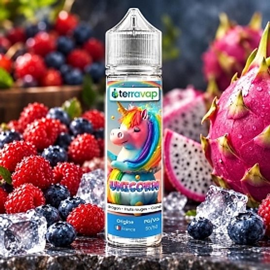 E-liquide Unicorn 50ml Terravap E-liquide Unicorn 50ml Terravap