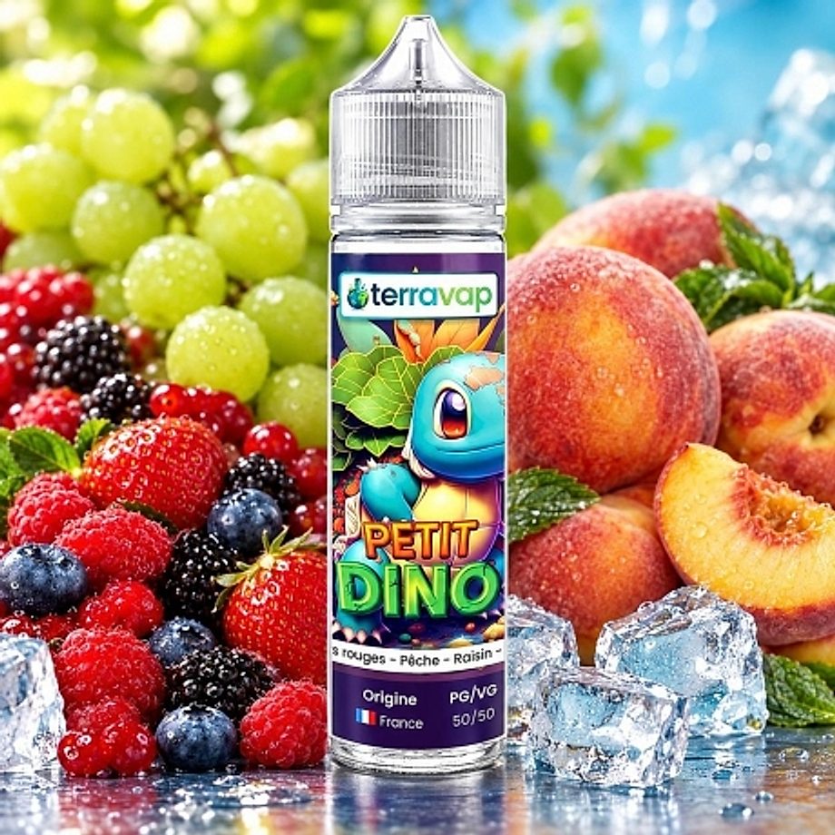 E-liquide Petit dino 50ml Terravap E-liquide Petit dino 50ml Terravap