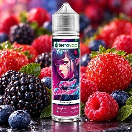 E-liquide Red fusion 50ml Terravap E-liquide Red fusion 50ml Terravap