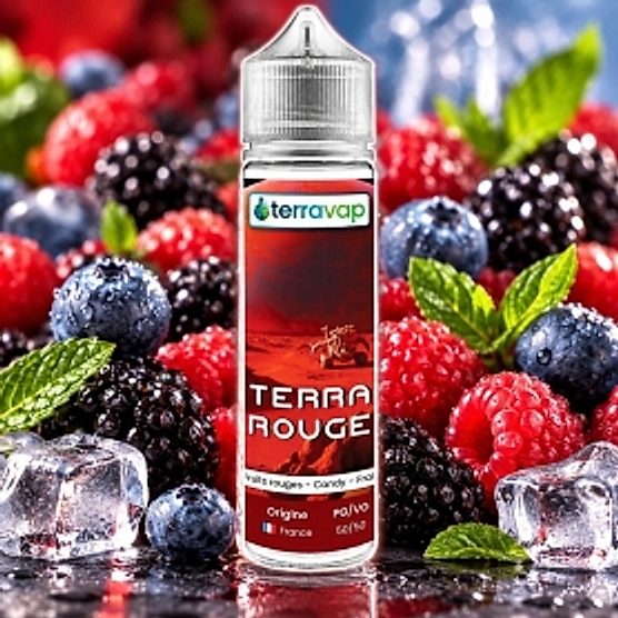 E-liquide Terra rouge 50ml Terravap E-liquide Terra rouge 50ml Terravap