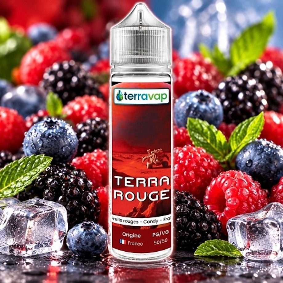 E-liquide Terra rouge 50ml Terravap E-liquide Terra rouge 50ml Terravap
