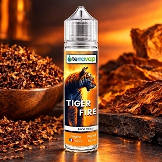E-liquide Tiger fire 50ml Terravap E-liquide Tiger fire 50ml Terravap