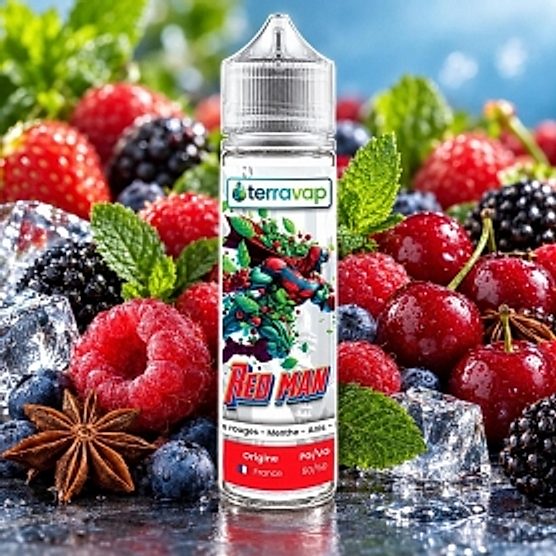 E-liquide Red man 50ml Terravap E-liquide Red man 50ml Terravap