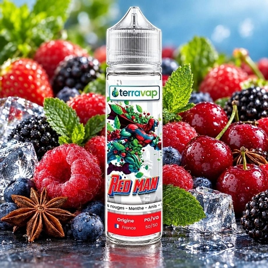E-liquide Red man 50ml Terravap E-liquide Red man 50ml Terravap