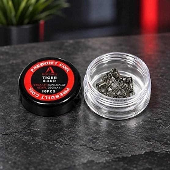 Boîte de 10 coils Tiger 0.36 ohm Rofvape Boîte de 10 coils Tiger 0.36 ohm Rofvape