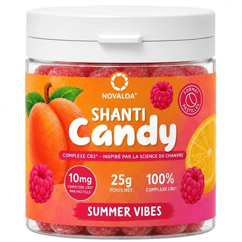 Pastilles Summer Vibes Complexe CB2 Shanti Candy Novaloa Pastilles Summer Vibes Complexe CB2 Shanti Candy Novaloa
