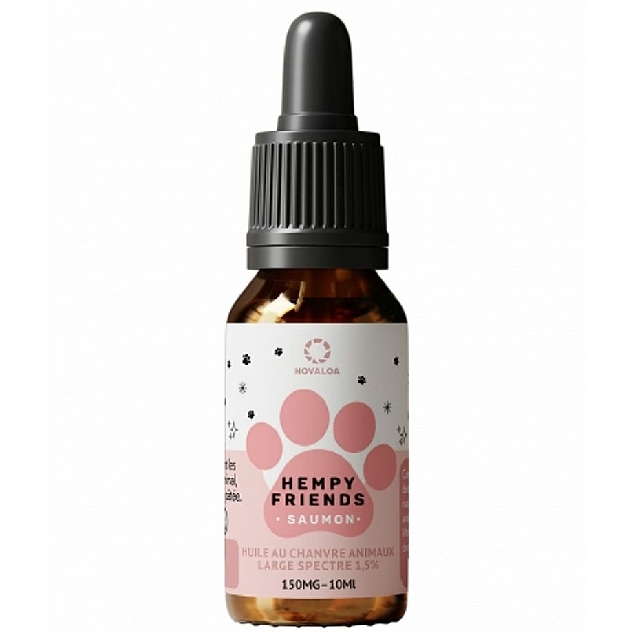 Huile de Chanvre Chiens et Chats HempyFriends Novaloa Huile de Chanvre Chiens et Chats HempyFriends Novaloa