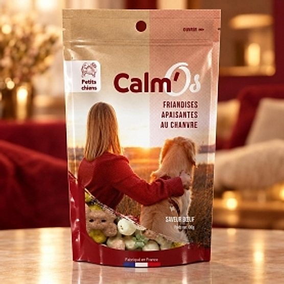 Croquettes au Chanvre Petit Chien Calm'Os Novaloa