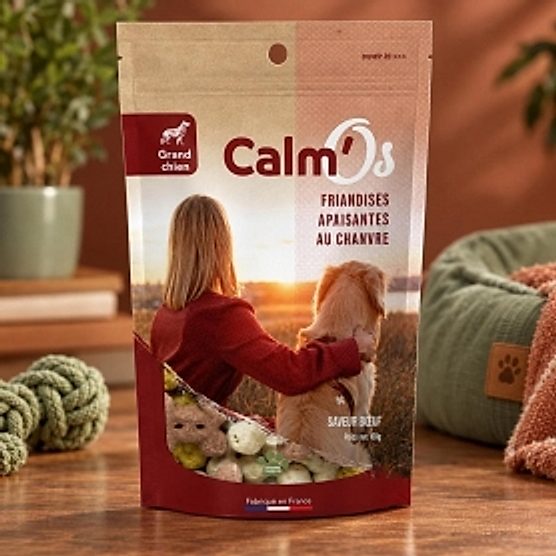 Croquettes au Chanvre Grand Chien Calm'Os Novaloa Croquettes au Chanvre Grand Chien Calm'Os Novaloa