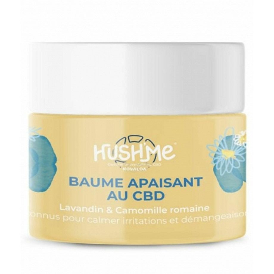 Baume CBD Apaisant à la Camomille et Lavandin Novaloa Baume CBD Apaisant à la Camomille et Lavandin Novaloa