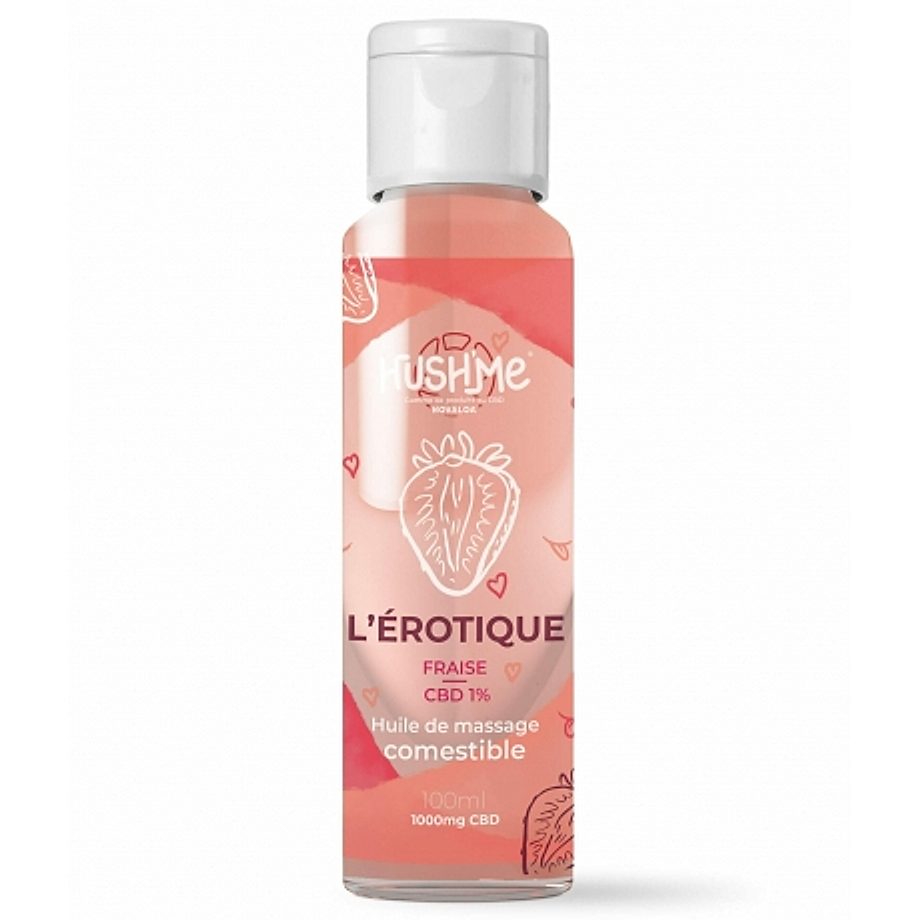 Huile de Massage Comestible au CBD Novaloa