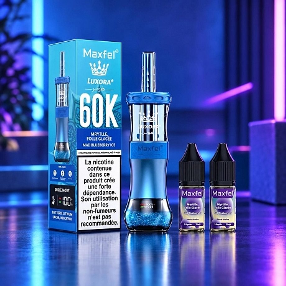 Cigarette electronique Luxora+ 60K Maxfel