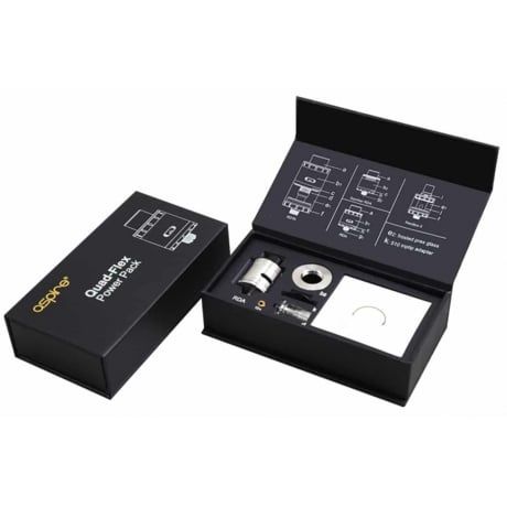 Boite du Quad-Flex power pack de Aspire