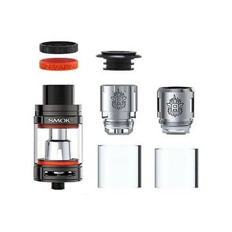 Clearomiseur TFV8 Big Baby de Smok démonté Clearomiseur TFV8 Big Baby de Smok démonté