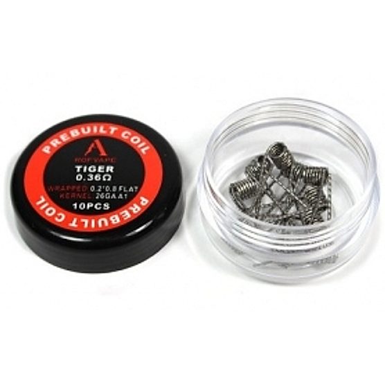 Boîte de 10 coils Tiger 0.36 ohm de Rofvape