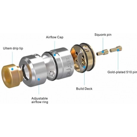 Pulse 24 BF RDA de Vandy Vape démonté