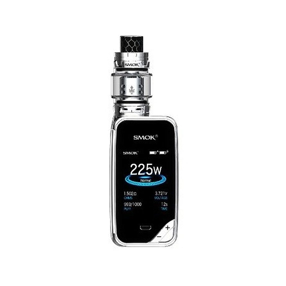 Cigarette electronique Kit X-Priv et TFV12 Prince de Smok couleur gris Cigarette electronique Kit X-Priv et TFV12 Prince de Smok couleur gris