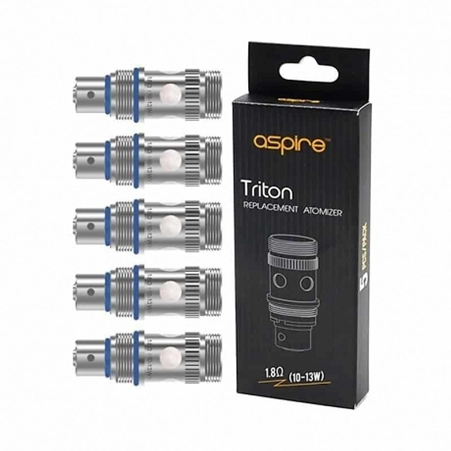 Résistance Triton 1.8 ohms de Aspire boite de 5 Résistance Triton 1.8 ohms de Aspire boite de 5