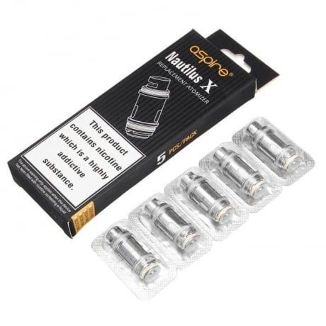 Résistance Nautilus X 1.5 ohm de Aspire boite de 5