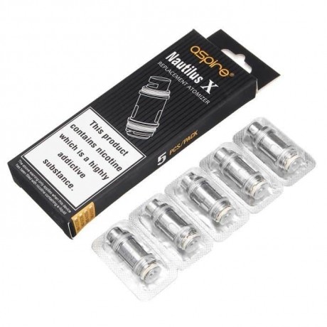 Résistance Nautilus X 1.5 ohm de Aspire boite de 5 Résistance Nautilus X 1.5 ohm de Aspire boite de 5