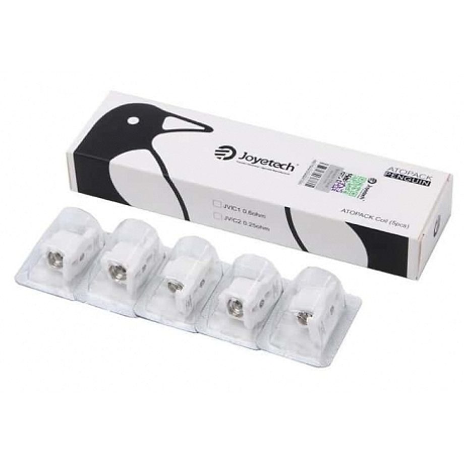 Résistance Atopack Penguin JVIC 0.6 ohm de Joyetech boite de 5 Résistance Atopack Penguin JVIC 0.6 ohm de Joyetech boite de 5
