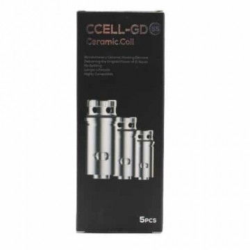 Résistance ccell GD SS316 0.6 ohm de Vaporesso par boite de 5