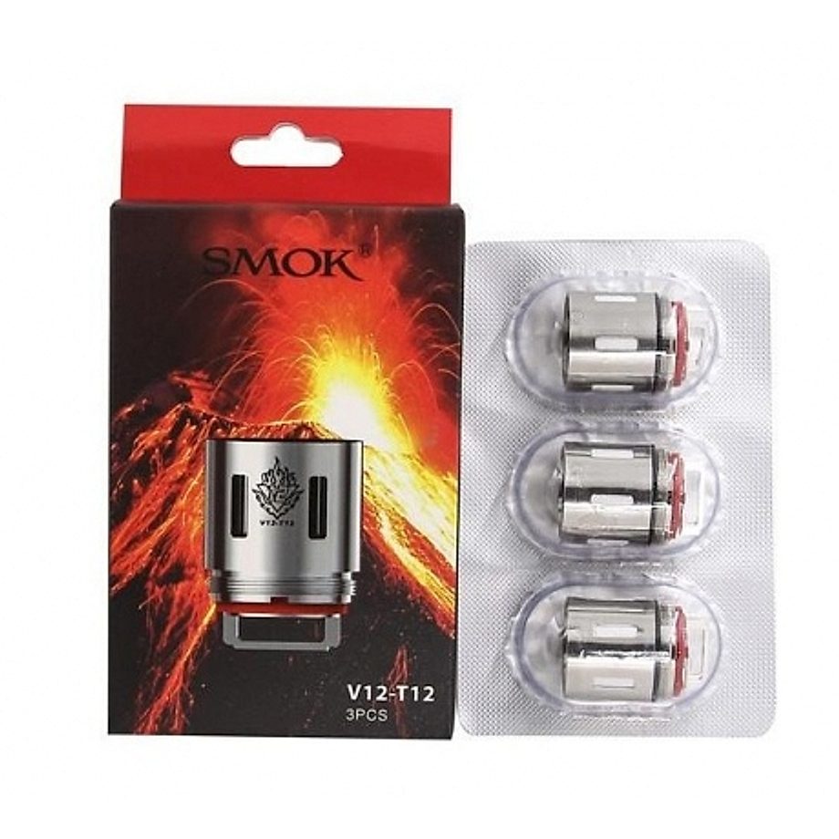 Résistance TFV12 V12-T12 0.12 ohm de Smok boite de 3 Résistance TFV12 V12-T12 0.12 ohm de Smok boite de 3
