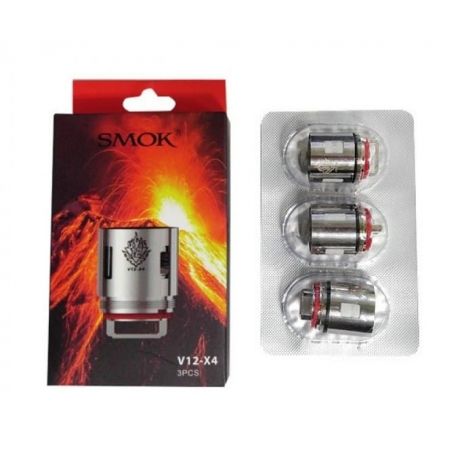 Résistance TFV12 V12-X4 0.15 ohm de Smok boite de 3