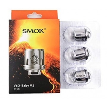 Résistance TFV8 X Baby V8 M2 0.25 ohm de Smok boite de 3