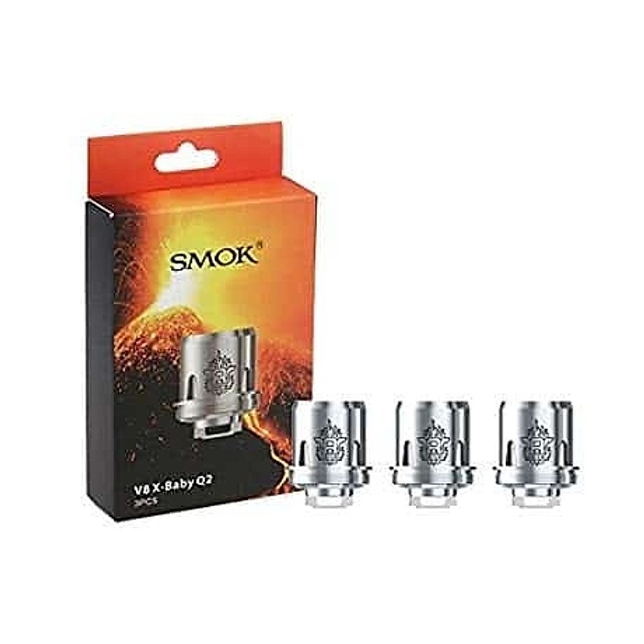 Résistance TFV8 X Baby V8 Q2 0.4 ohm de Smok boite de 3 Résistance TFV8 X Baby V8 Q2 0.4 ohm de Smok boite de 3