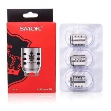 Résistance TFV12 V12 Prince M4 0.17 de Smok par boite de 3